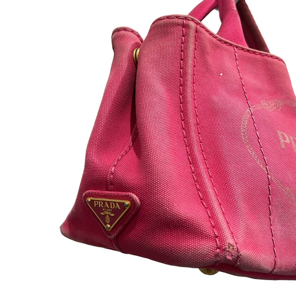 Prada Pink Canapa & COA with Corner Wear - Picture 13 of 16